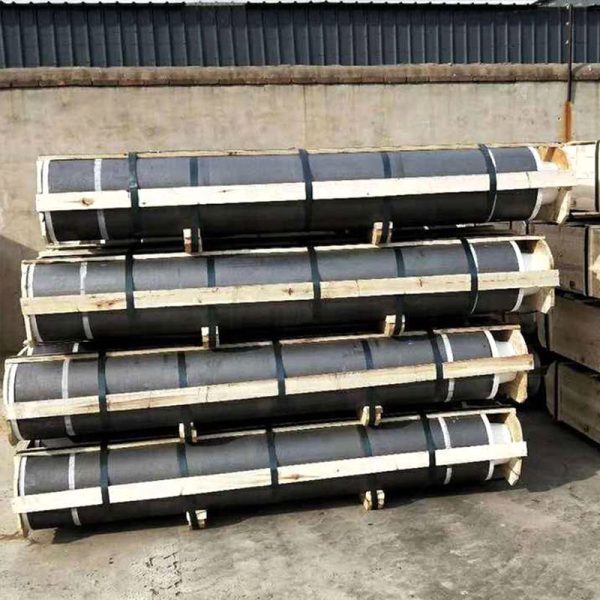UHP Ultra-high Power Graphite Electrode 450-700mm For Steel Smelting Plant-1