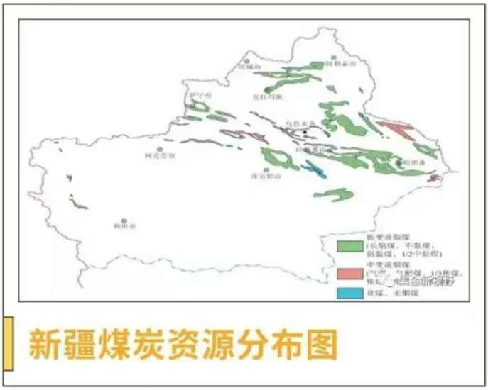 新疆煤炭资源分布图